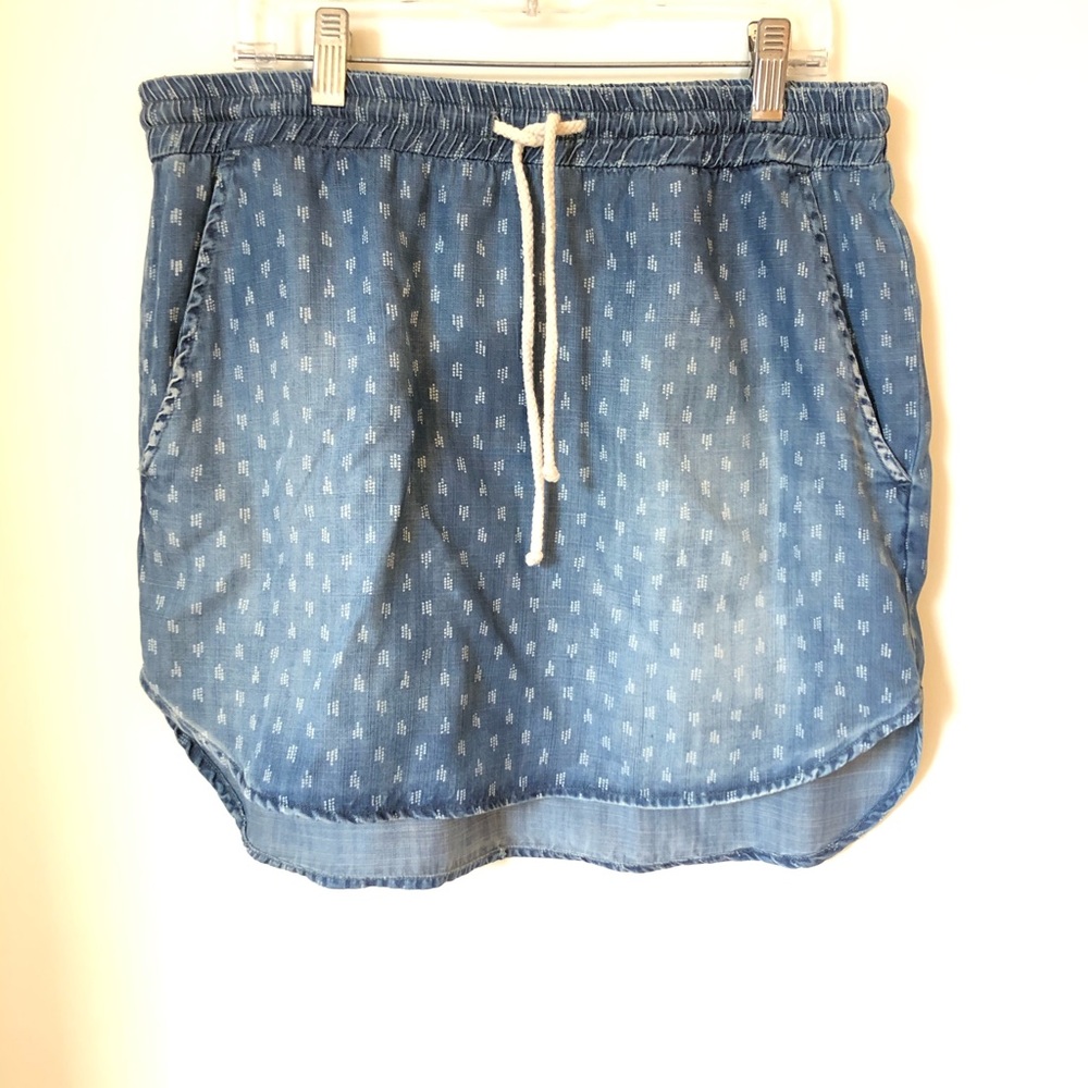 Cloth and stone distressed skirt